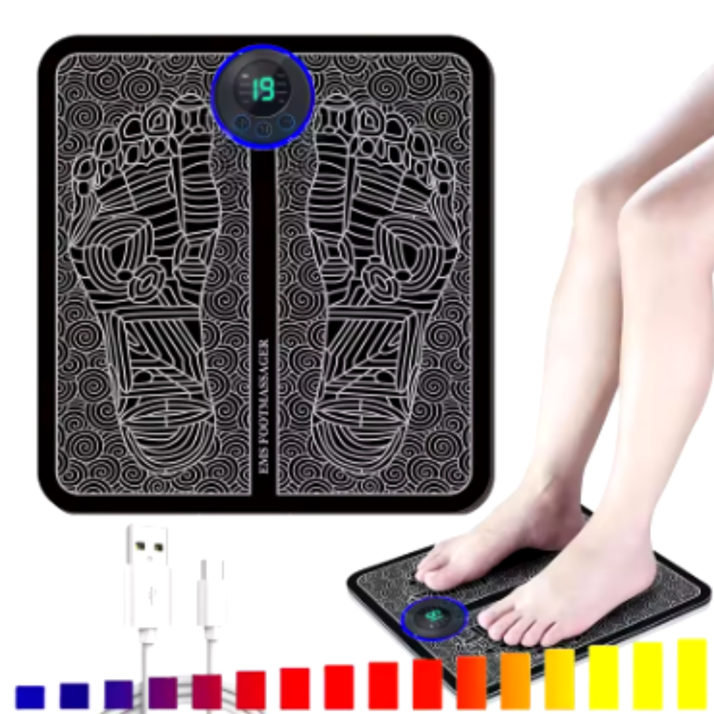 Elektrisk Fotmassasjeplate – For Avslapning & Sirkulasjon